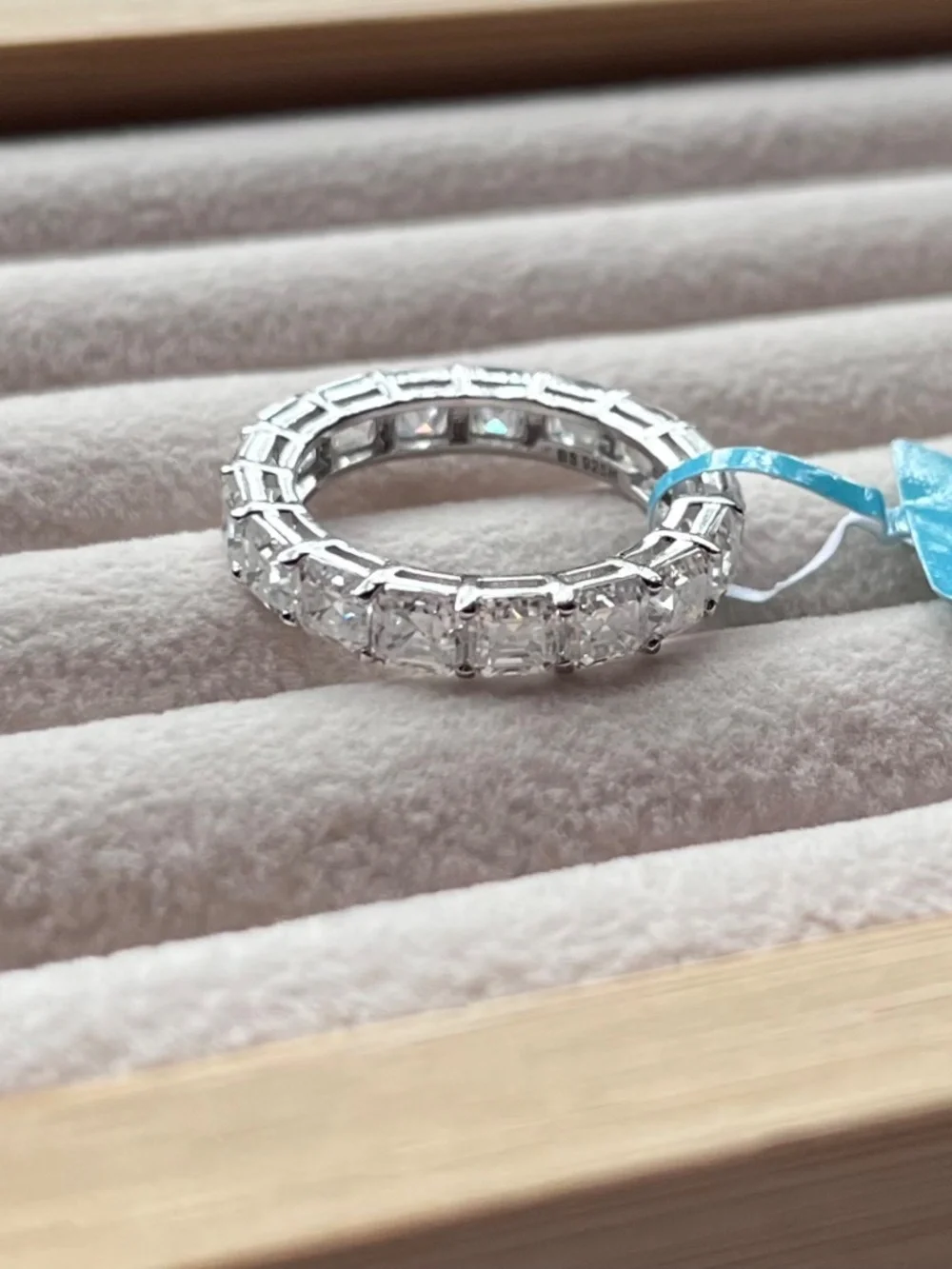 R123 | Moissanite Asscher-Cut Eternity Band